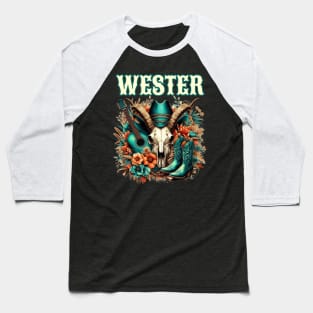 wester cowboy Baseball T-Shirt